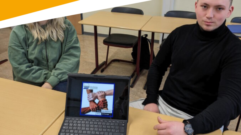 Schülerinnen und Schüler des HANSE-Berufskollegs engagieren sich aktiv gegen Antisemitismus